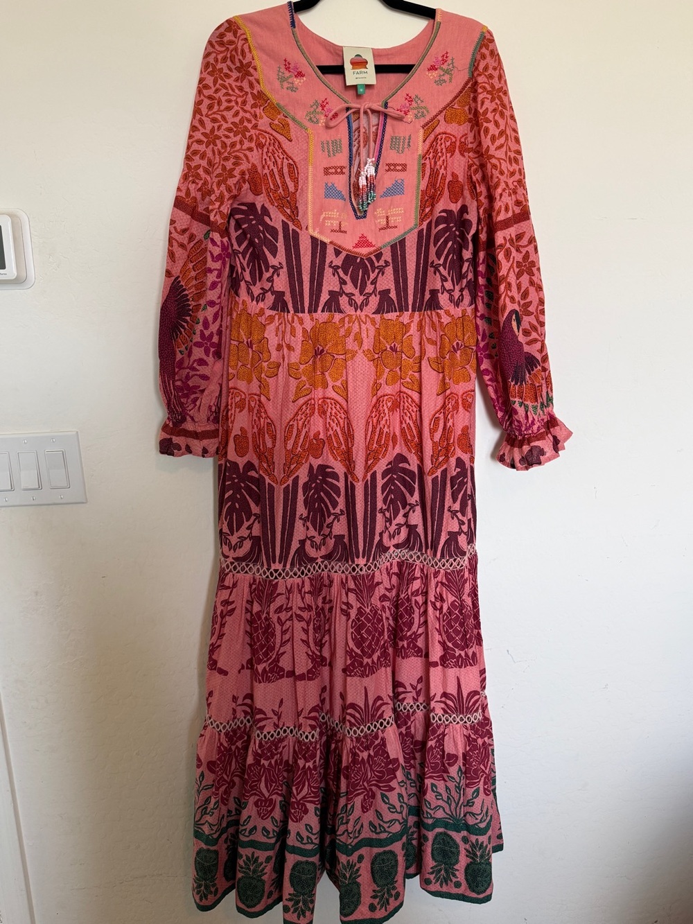 Farm Rio Tiered Maxi Dress